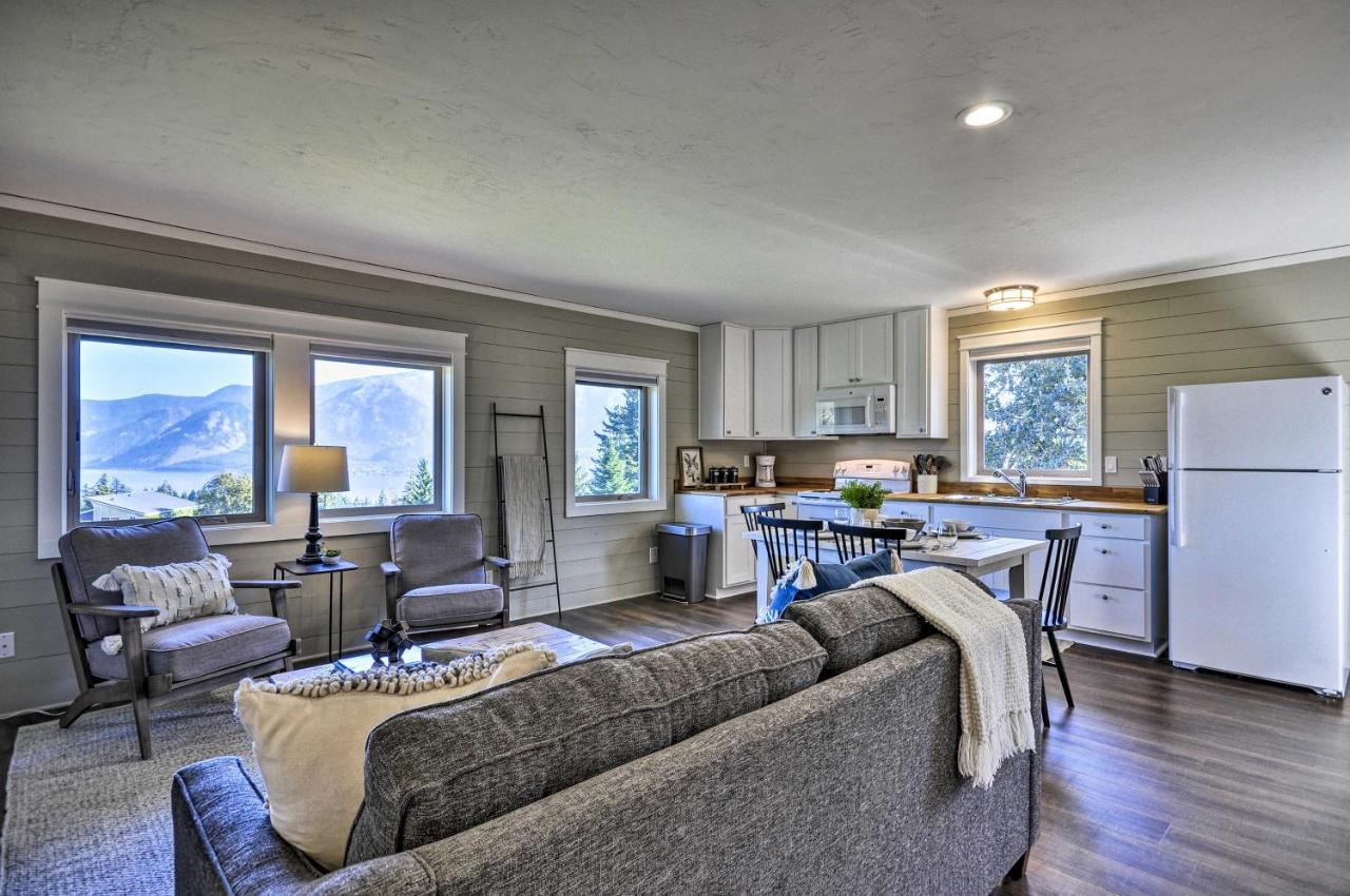 Scenic Studio With Loft And View Of The Columbia River Carson Exterior photo