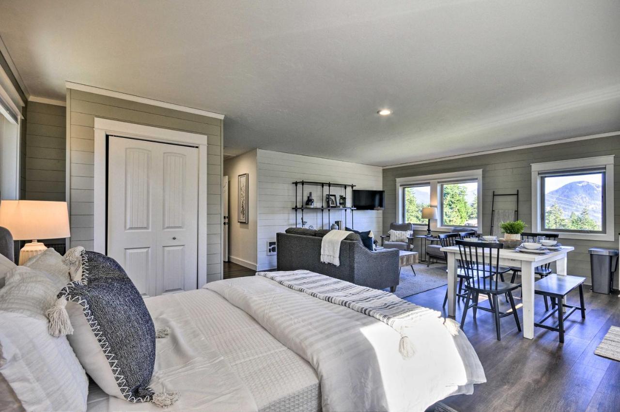 Scenic Studio With Loft And View Of The Columbia River Carson Exterior photo